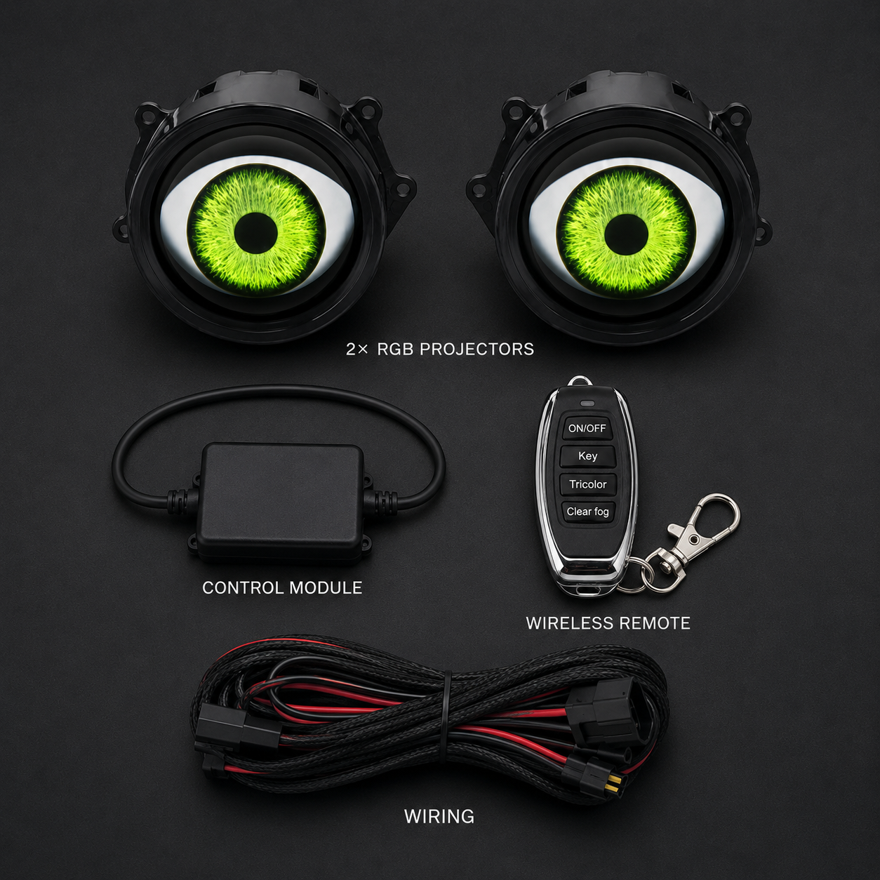 IrisShift™ RGB Demon Eye Headlight Kit